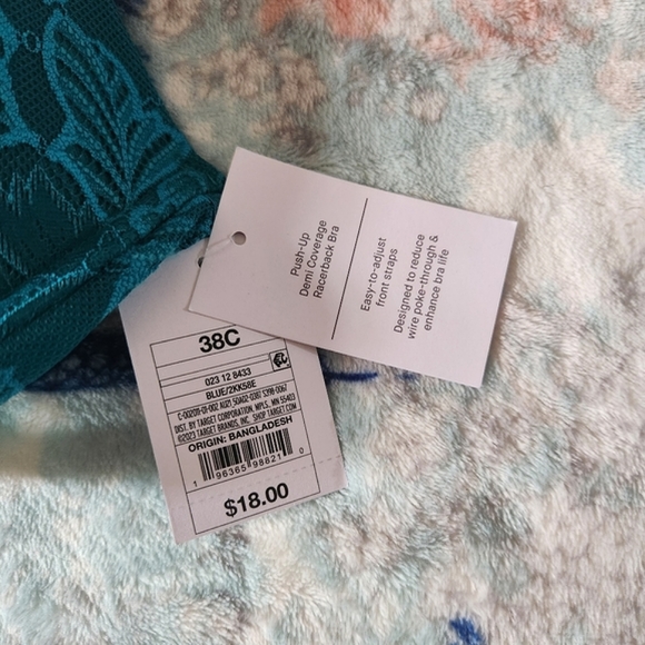 NWT Auden Push Up Racerback Bra - Picture 6 of 7